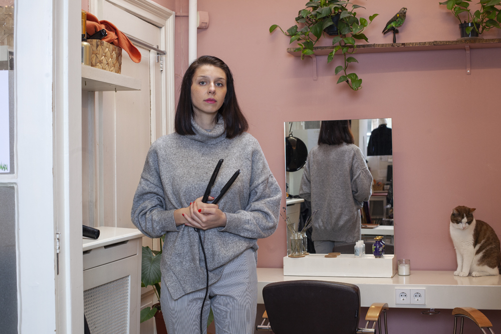 Hairdressers in lockdown